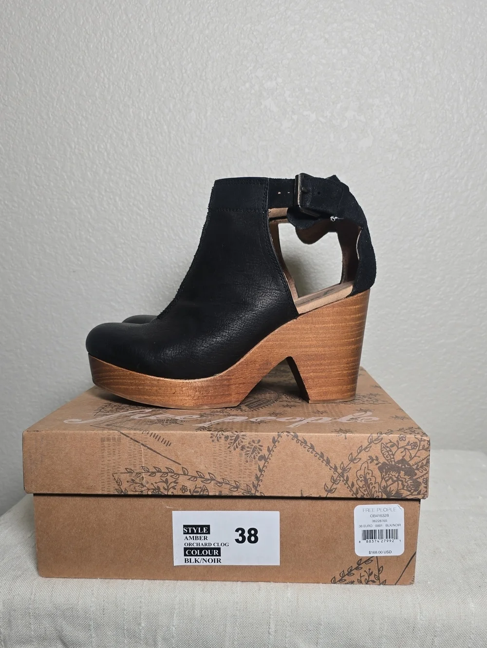 Free People black leather